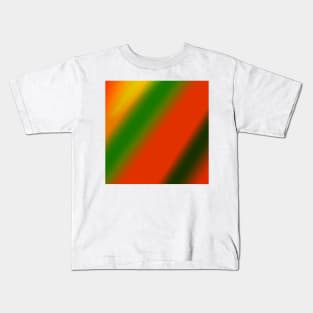 red yellow green black  texture design Kids T-Shirt